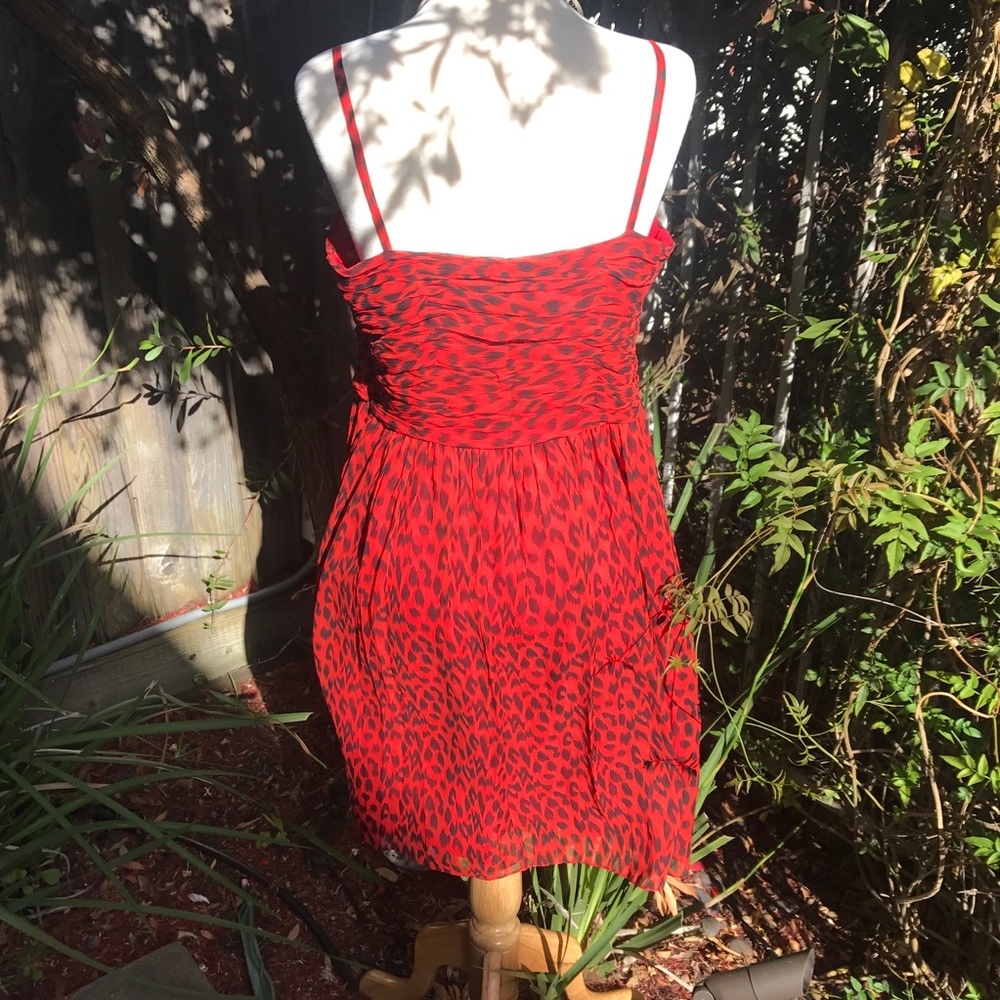 NINE WEST Silk Chiffon Dress NWOT! - Picture 3 of 8